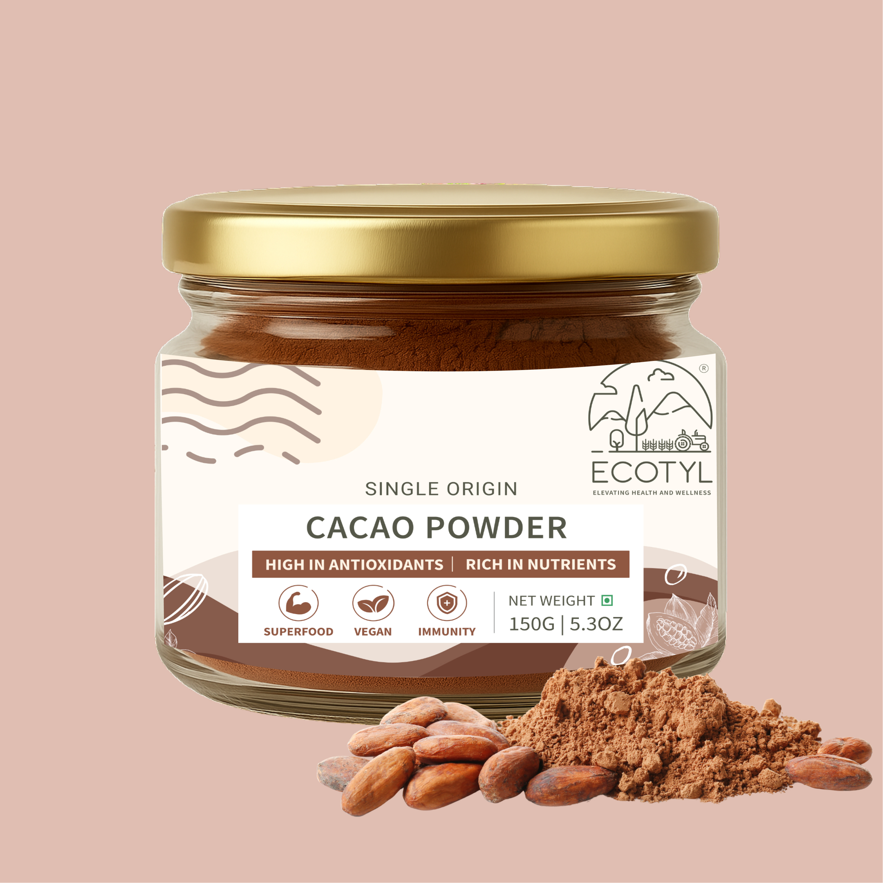 Cacao Powder | Rich in Antioxidants | Boosts Energy | 150gm