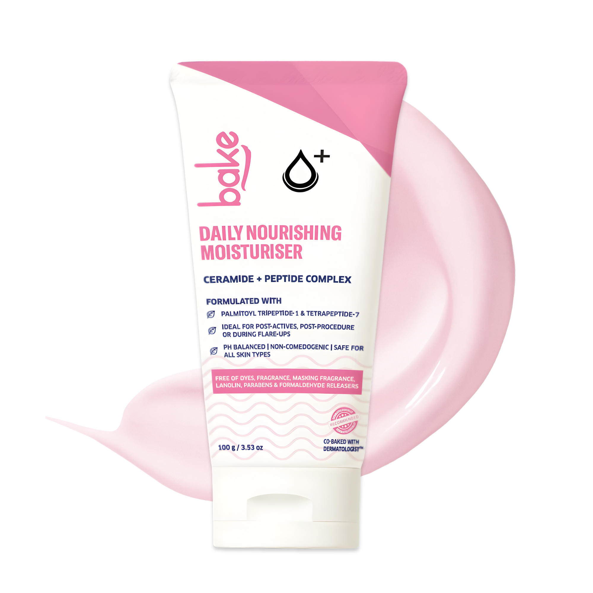 Daily Nourishing Ceramide Face Moisturizer for Post-Acne Marks Scars with Peptides -72H Hydration -100gm