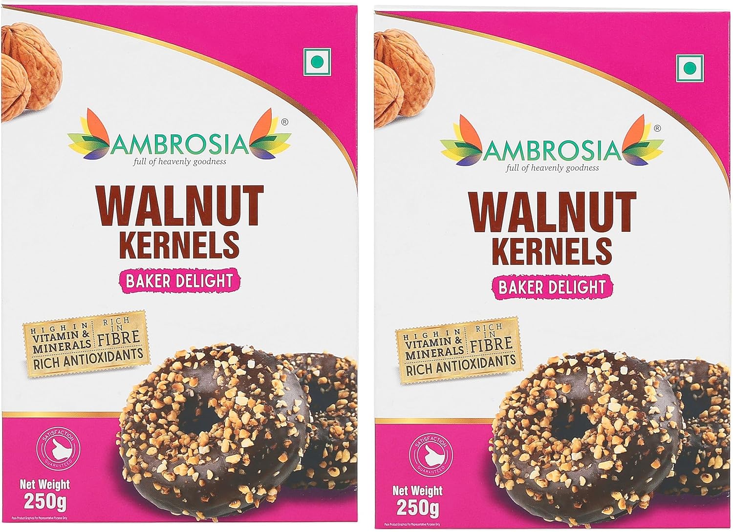 Walnut Kernel Baker Delight 500g Pack of 2x250gm