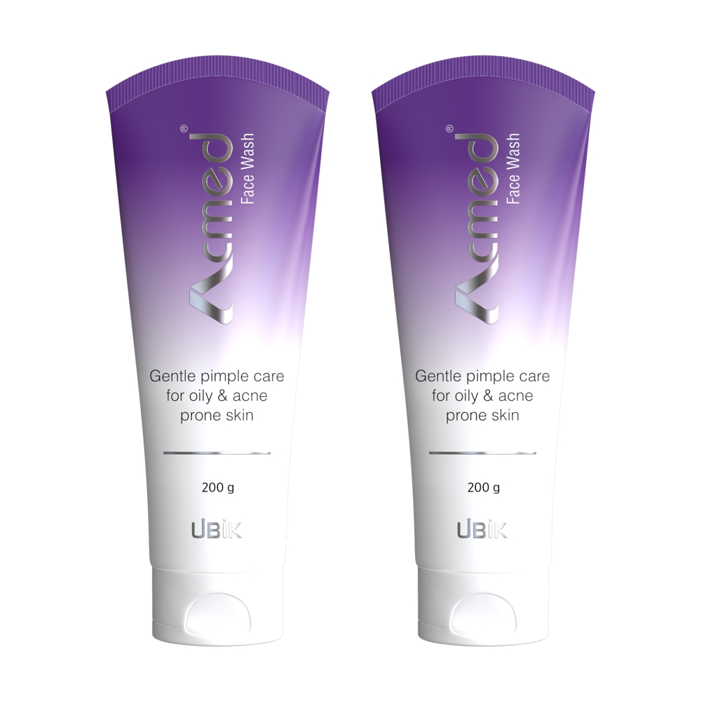Acmed Pimple Care Face Wash for Acne Prone Skin 200gm Pack of 2