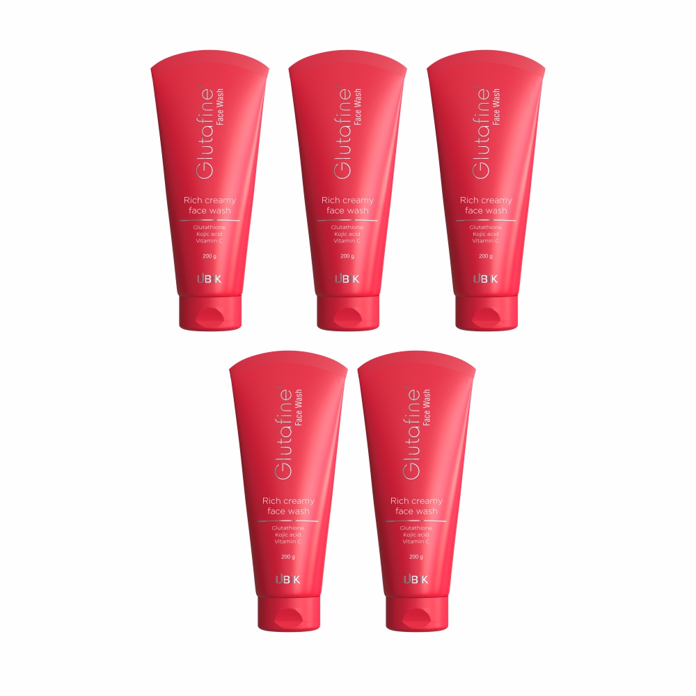 Glutafine Face Wash 200gm Pack of 5