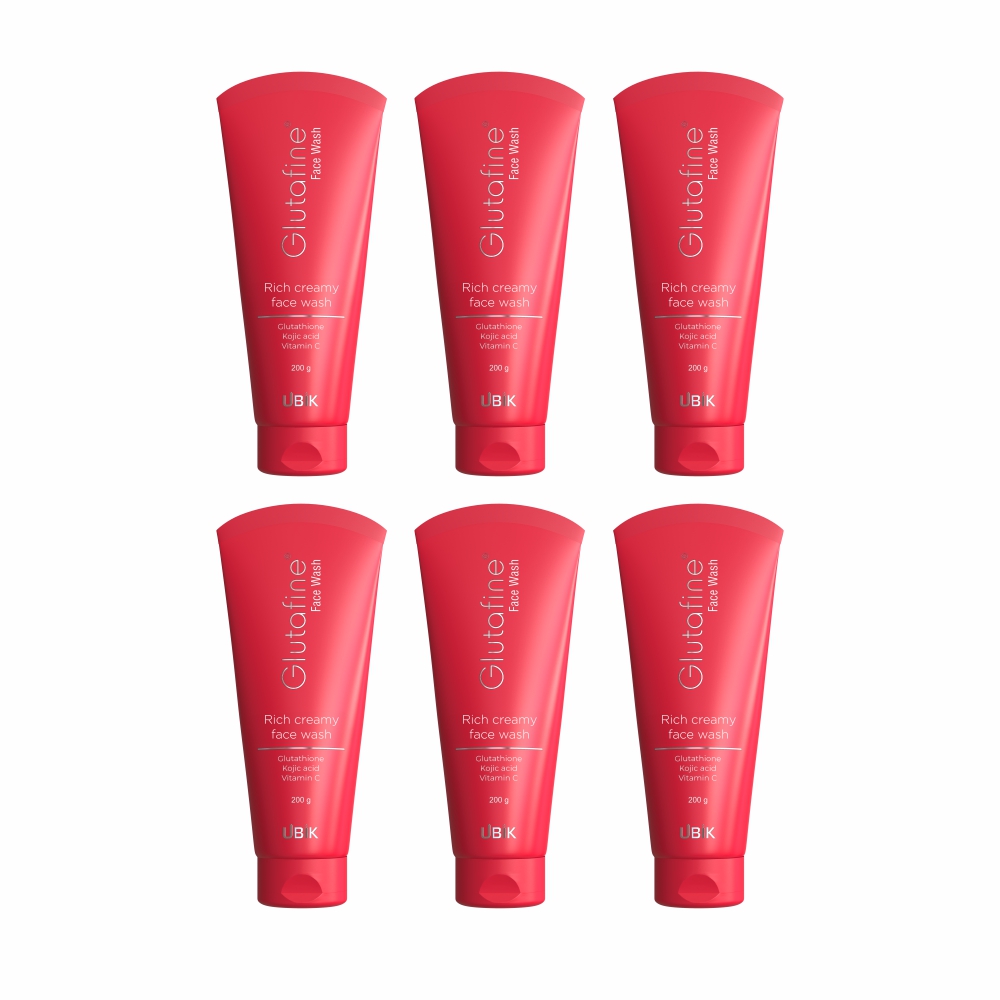Glutafine Face Wash 200gm Pack of 6