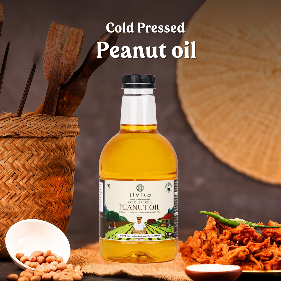 Peanut Oil (Wood Pressed/Cold Pressed) 1Ltr