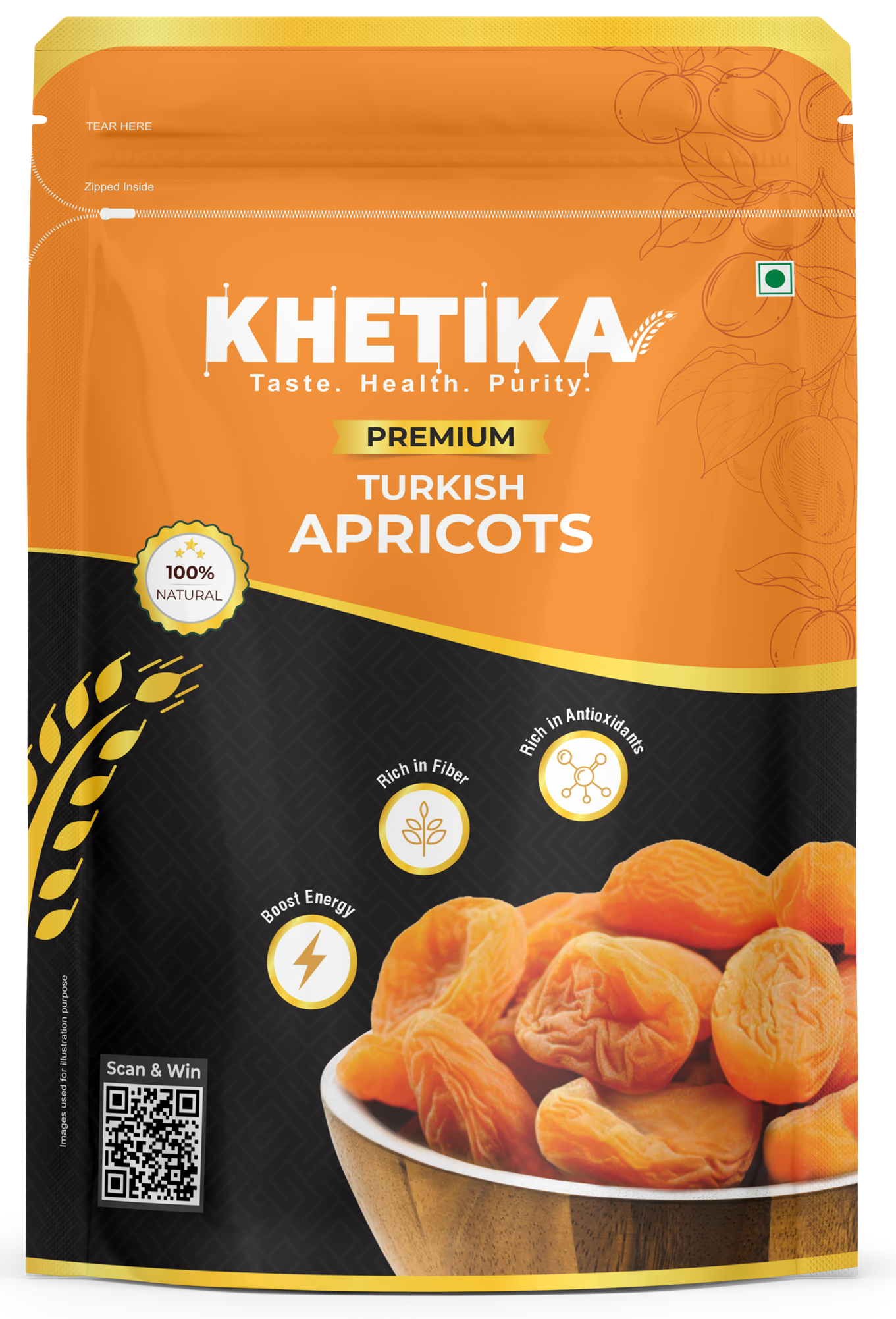 Premium Turkish Apricot 200gm