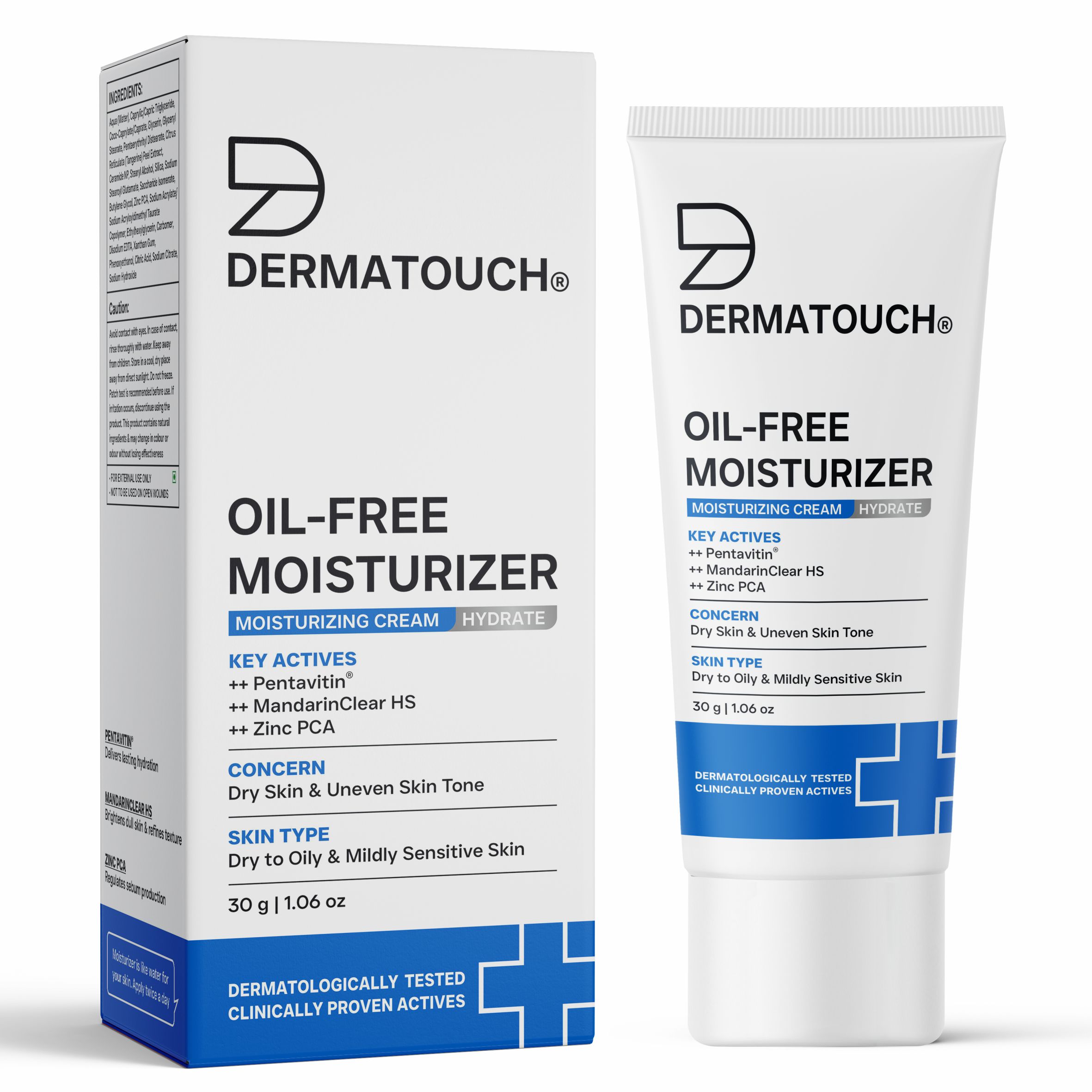 Oil-Free Moisturiser Lightweight Hydration | Non-Greasy Daily Moisture Care | Helps Maintain Skin Balance | 30gm