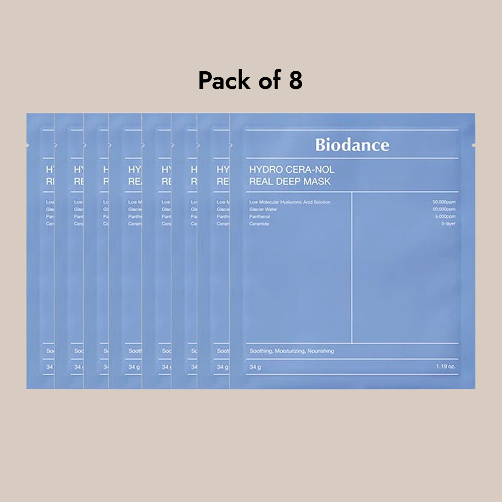 Hydro Cera-Nol Real Deep Mask Pack of 8