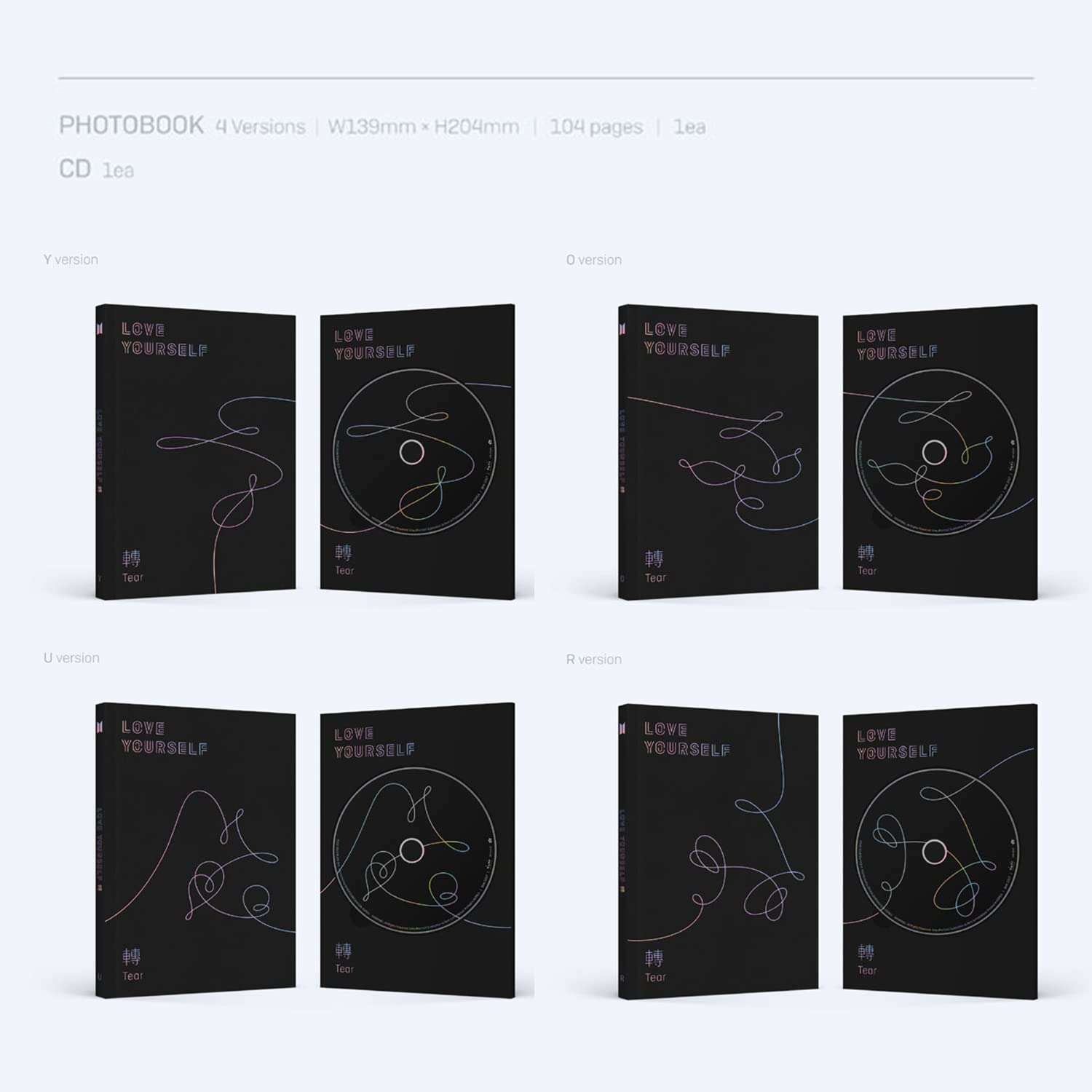 Buy Cokodive BTS - 3RD FULL ALBUM LOVE YOURSELF TEAR R Online at