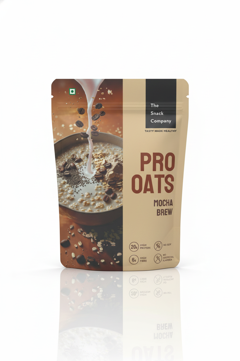 Protein Oats - Mocha Brew |20gm Protein | 6gm Fibre| 60gm