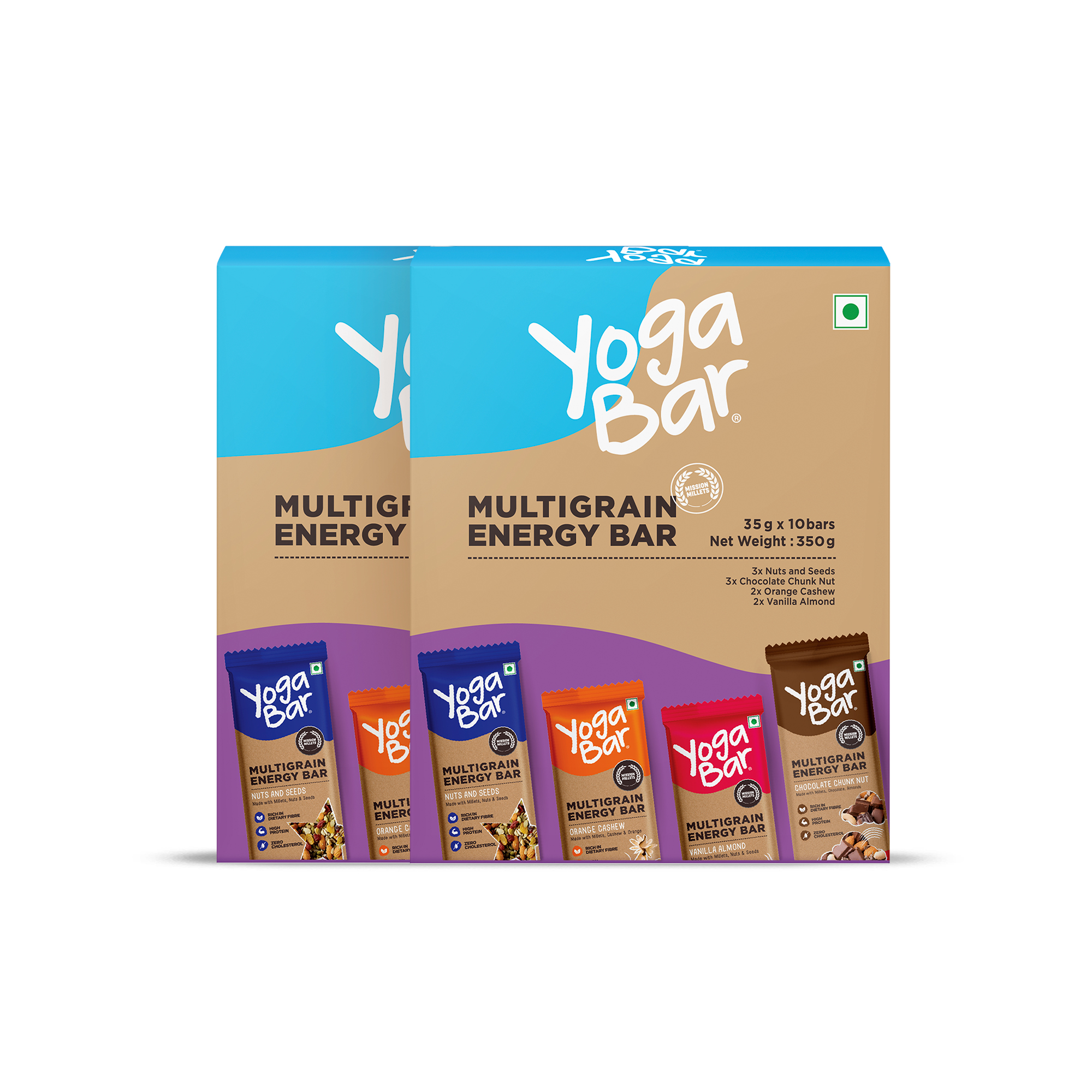 Energy Bars Variety | Rich in fibre | Wholegrain Seeds rich | Pack of 20