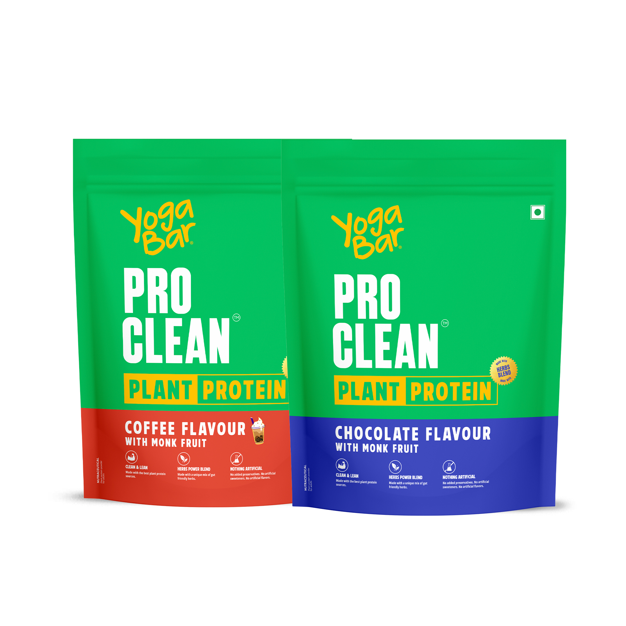 Plant Protein | Coffee 500gm | Chocolate 500gm | Vegan Protein | 500gm each | Pack of 2