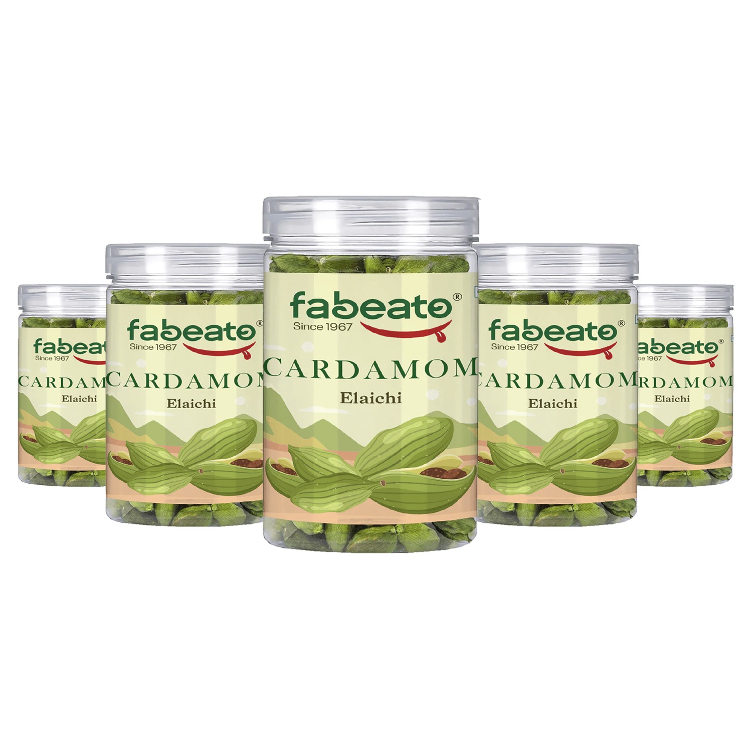 Whole Green Cardamom Bold Premium Elaichi 50gm Pack of 5