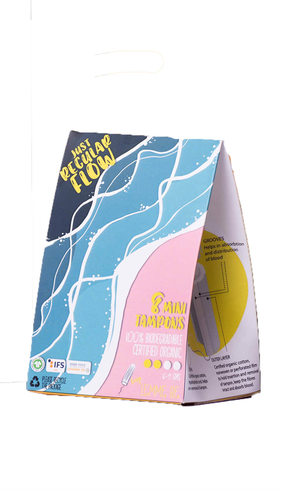 Buy Lemme Be Teen Sanitary Day Pads - 100% Cotton, Certified