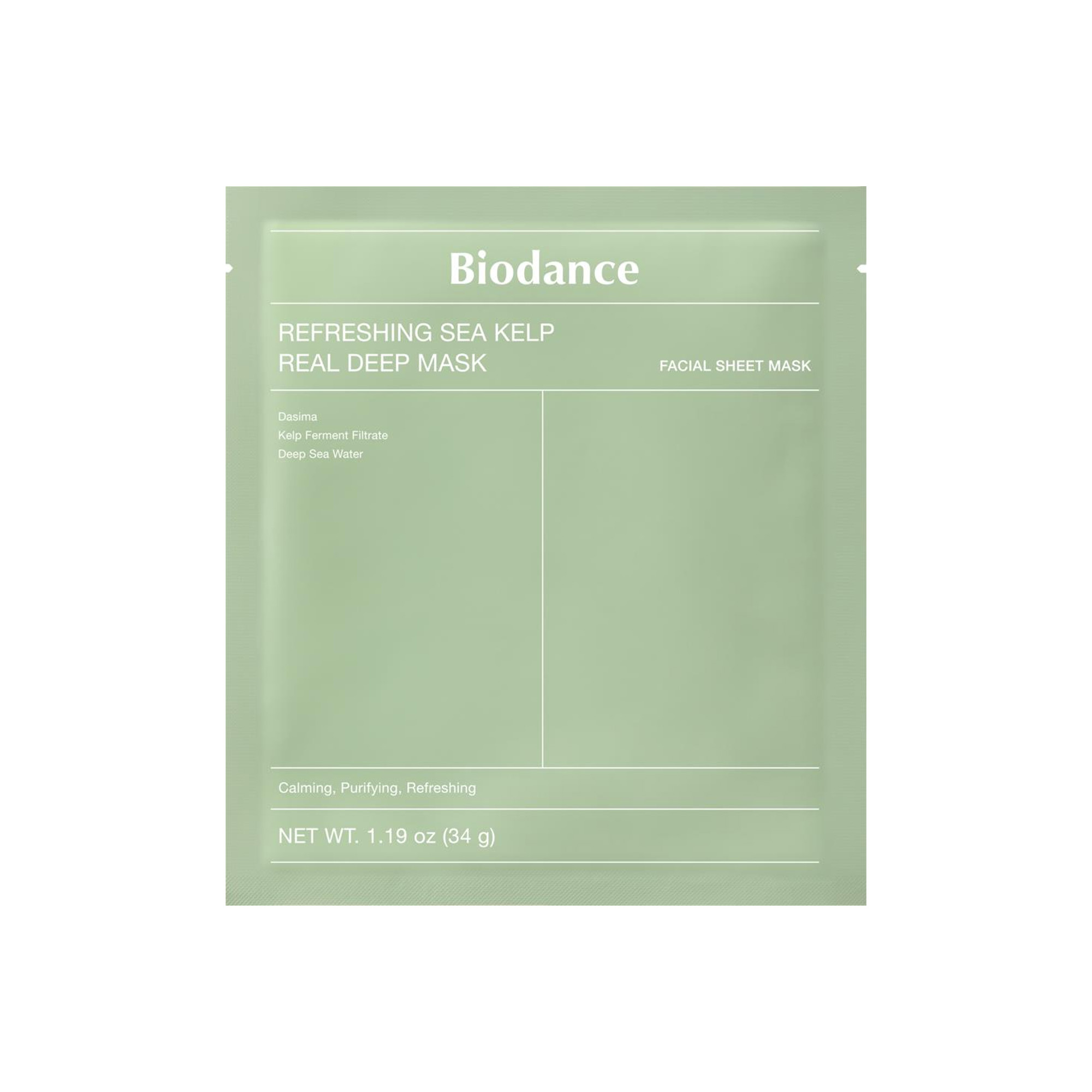 Refreshing Sea Kelp Real Deep Mask 34gm*1ea