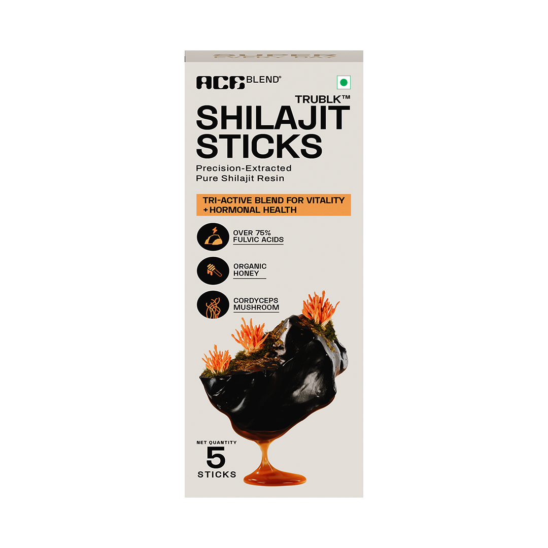 TRUBLK Shilajit Sticks, With Over 75 Fulvic Acid 80+ Trace Minerals (5 Servings)