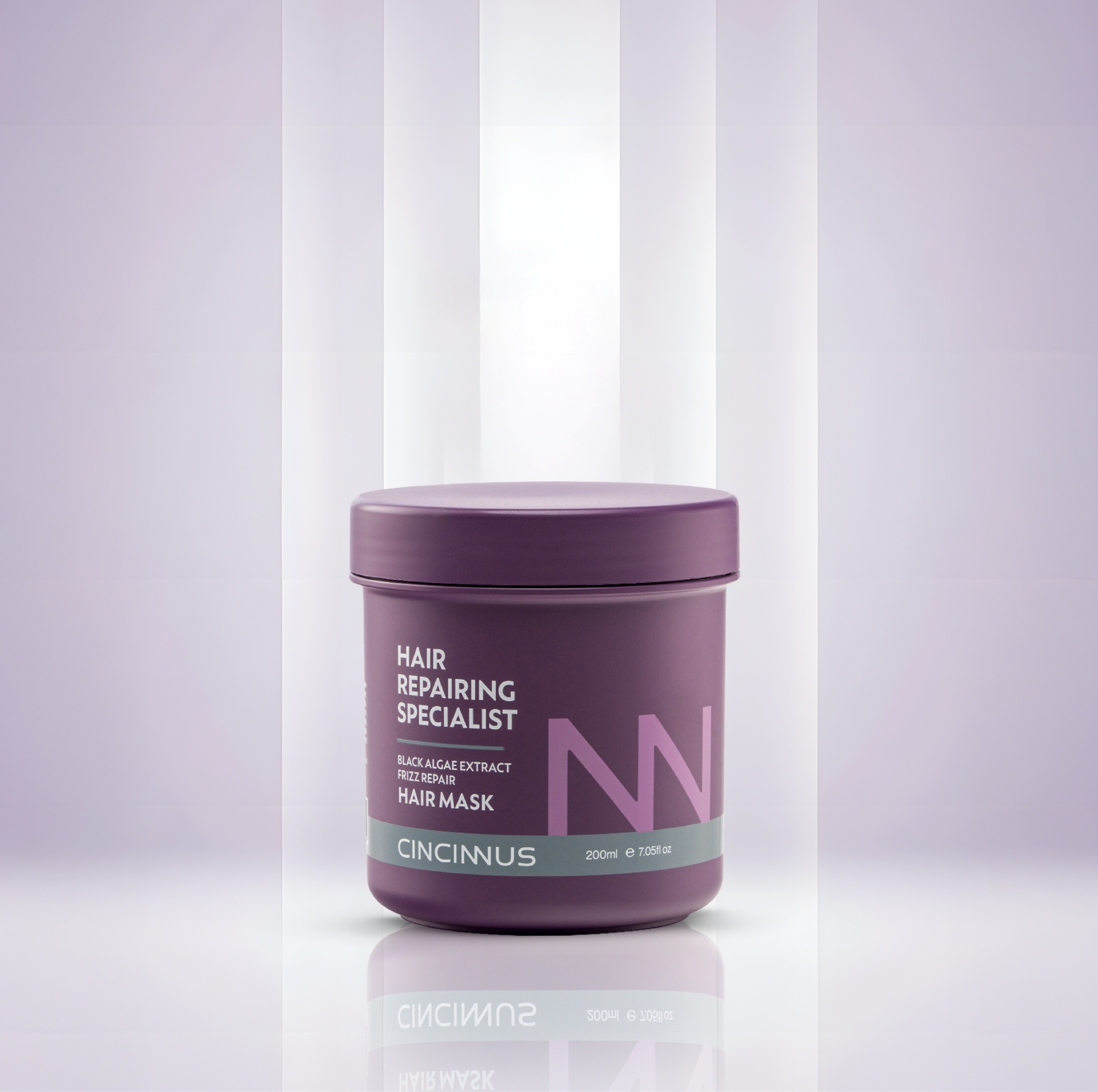Black Algae Extract Frizz Repair Hair Mask 200ml