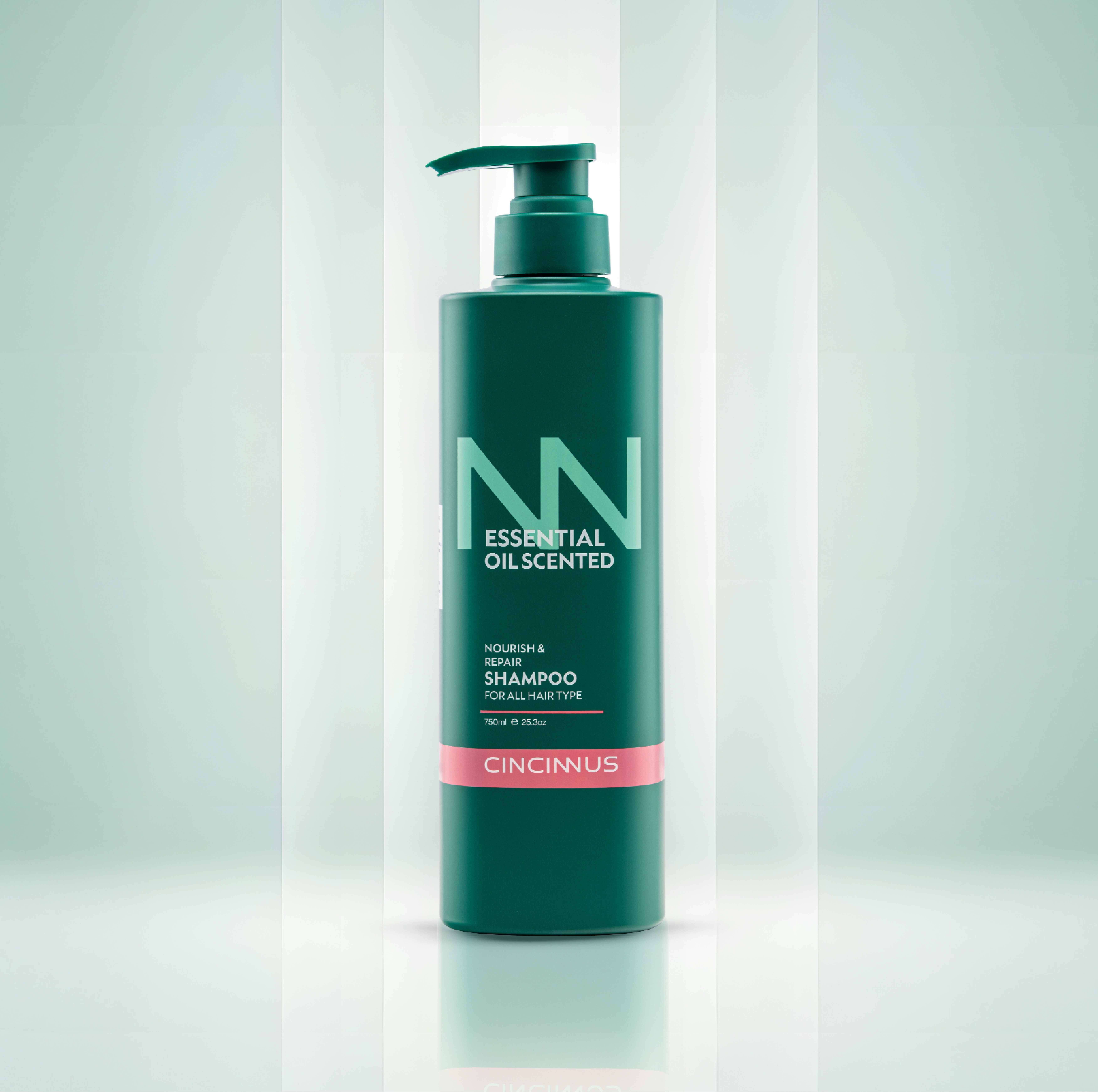 Essential Oil Scented Nourish And Repair Shampoo For All Hair Type 750ml