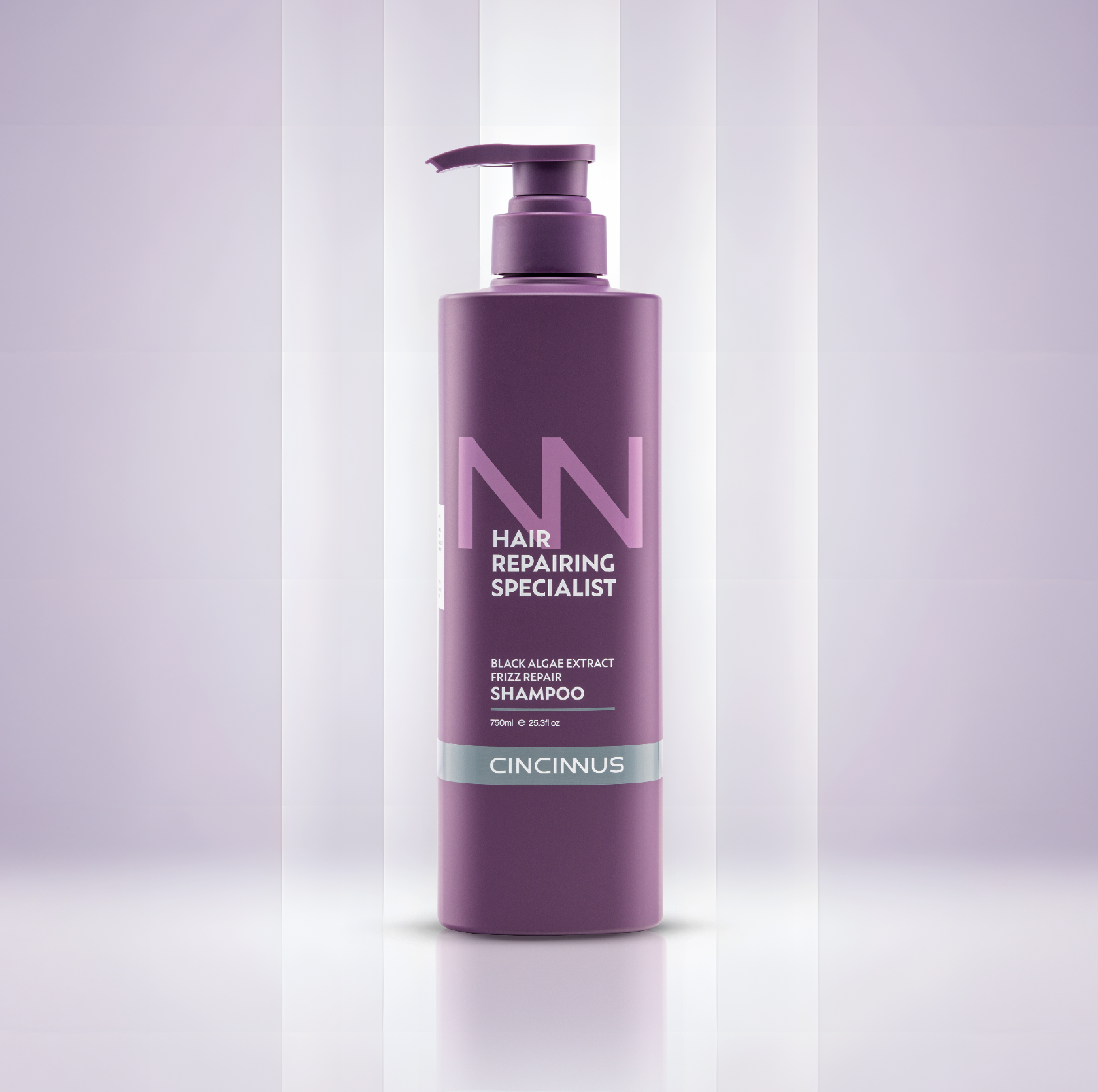 Black Algae Extract Frizz Repair Shampoo 750ml