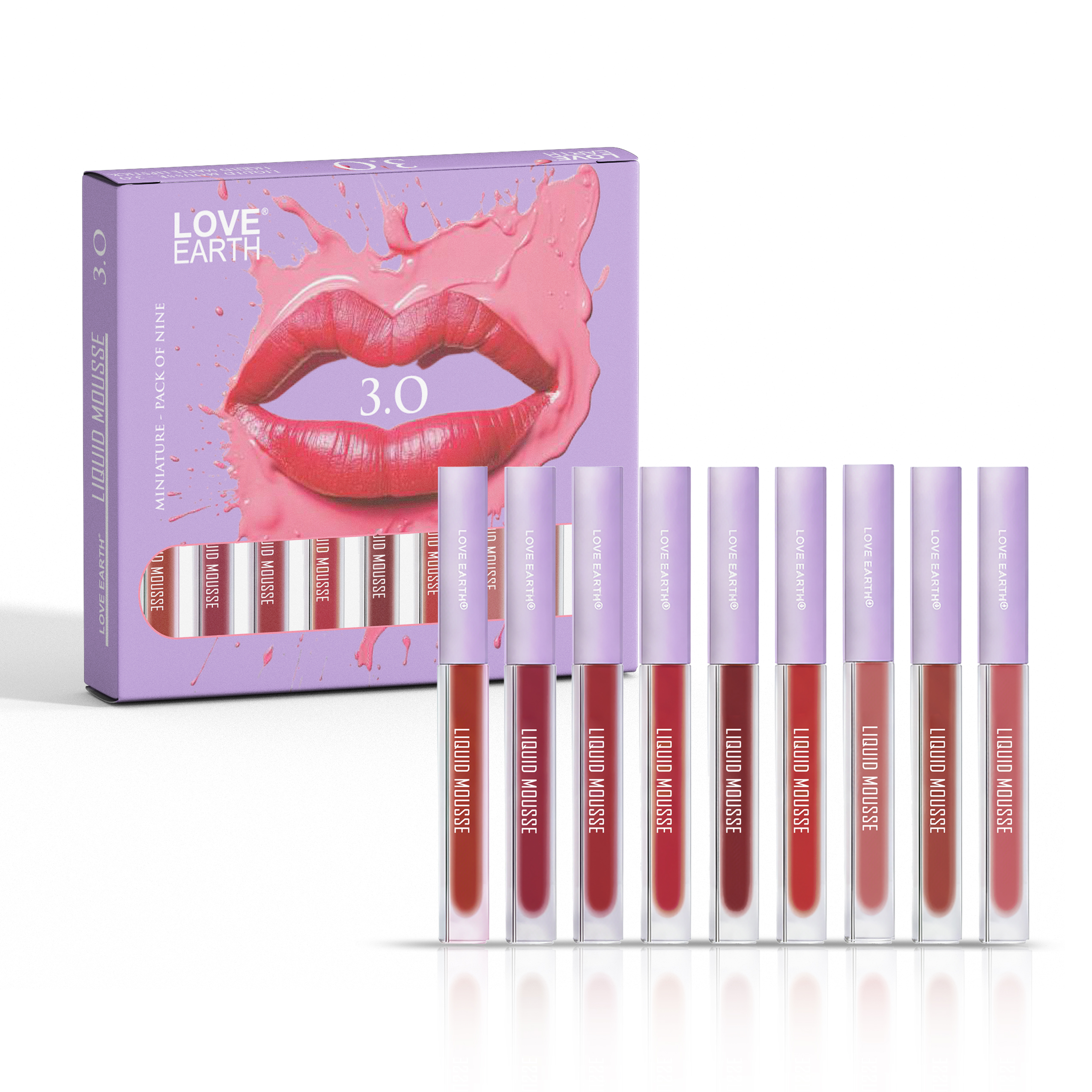 Liquid Mousse Lipstick 3.0 - Pack of 9