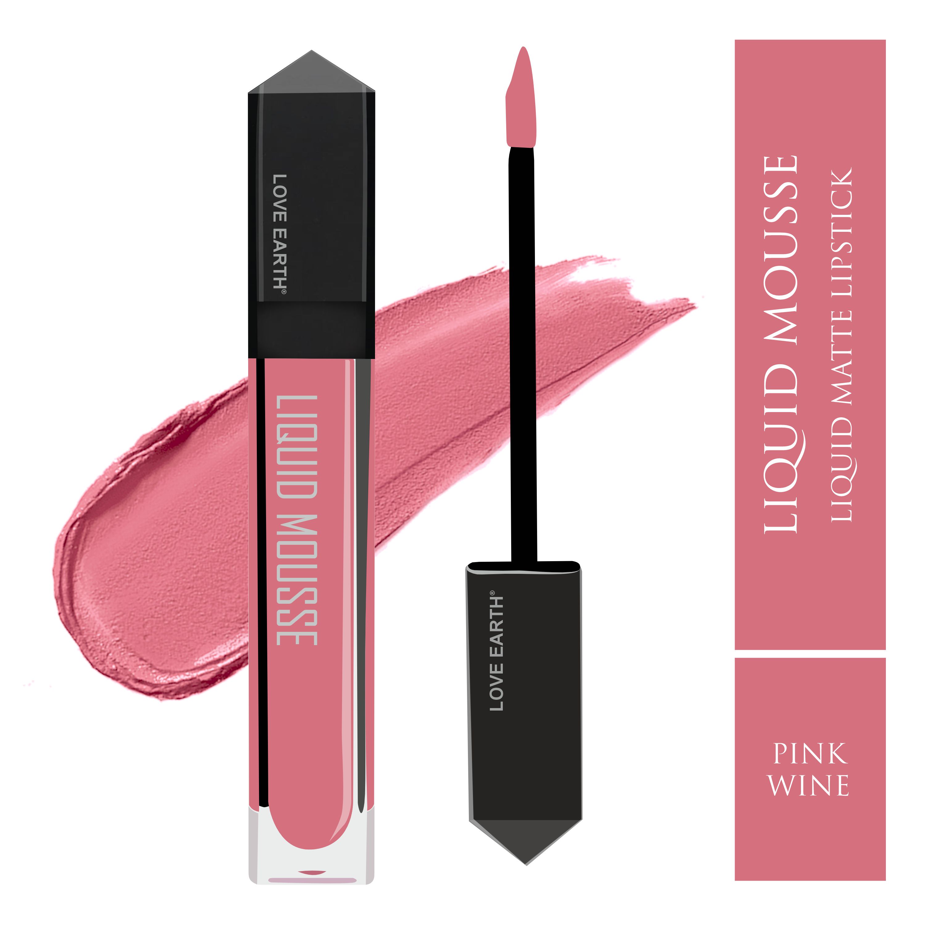 Liquid Mousse Lipstick - Pink Wine 6ml