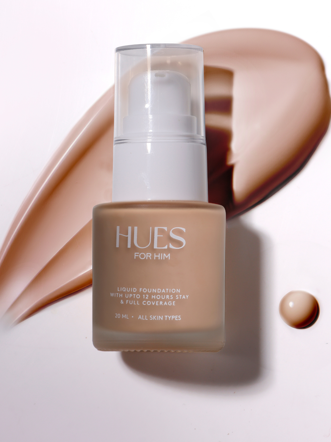 Foundation | Full-coverage, lightweight, hydrating fit | Natural finish for all-day wear | Oil control, perfect for mens faces | For all skin types | 4 shades incl. Fresh Canvas | 20ml