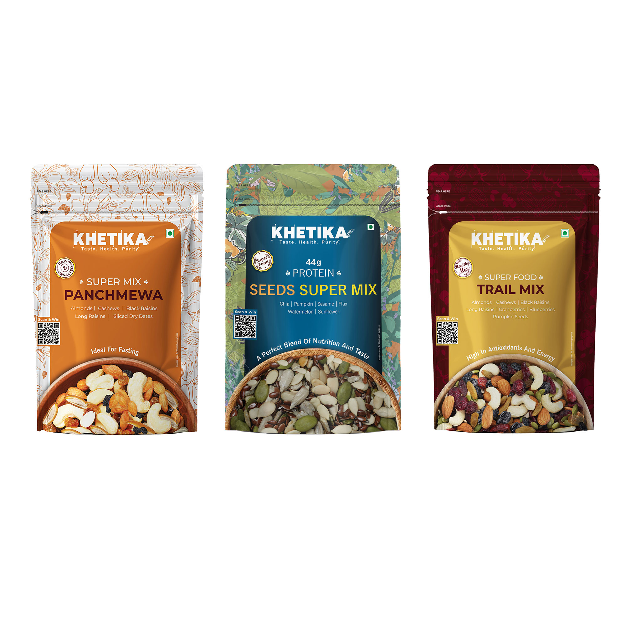 Premium Power Mix Trio 200gm Each