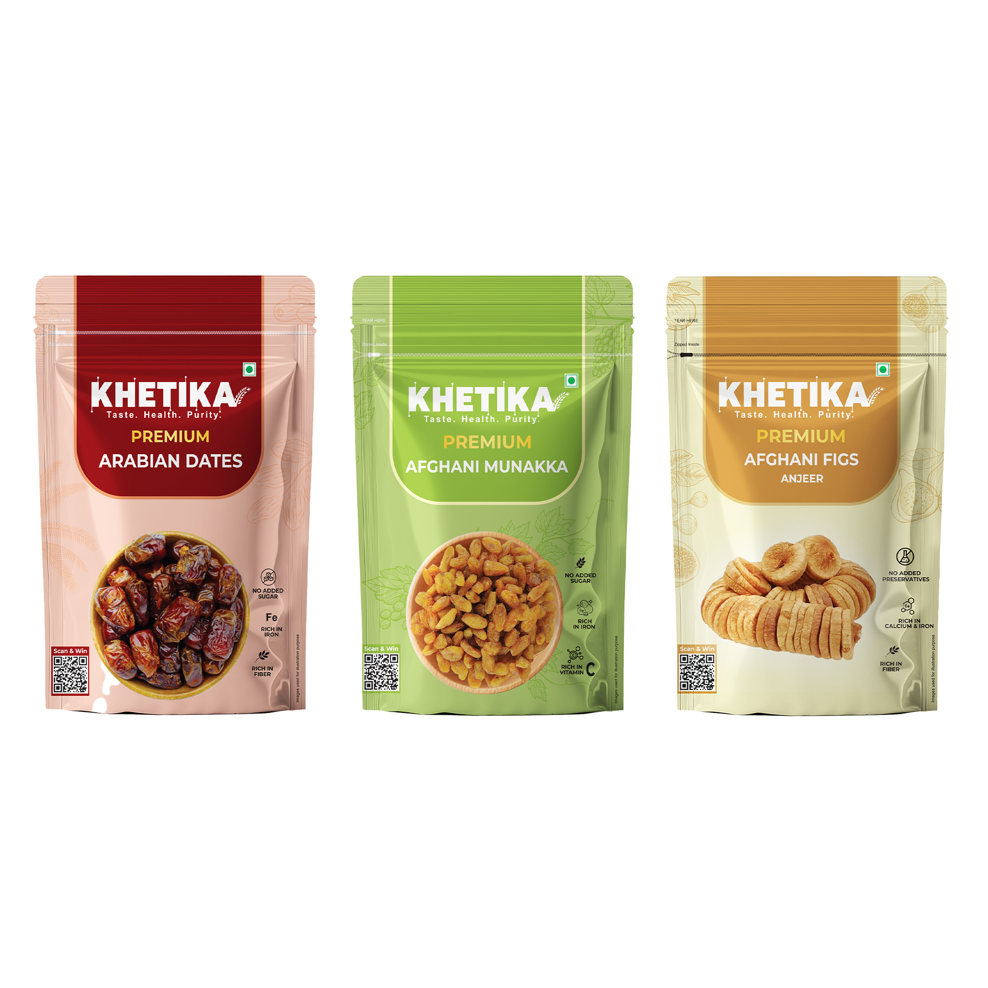 Premium Afghan Dry Fruits Trio