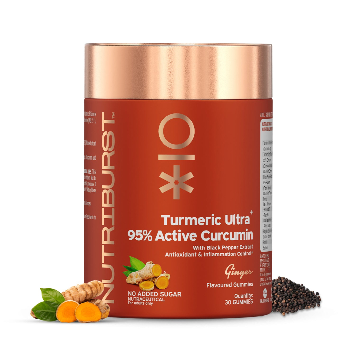 Turmeric Ultra Gummies with 95 Active Curcumin Black Pepper Gummies for Weight Loss Management Anti-Inflammation, Anti-Oxidant Joint Health Management 150gm