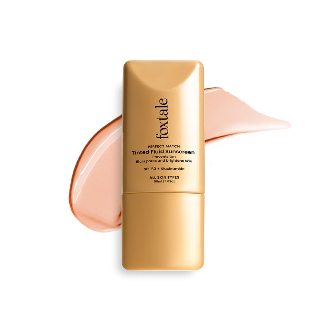Tinted Sunscreen SPF50 PA ++++ | Blurs Pores, Non-Oily Glow | 01 Nude | 50ml