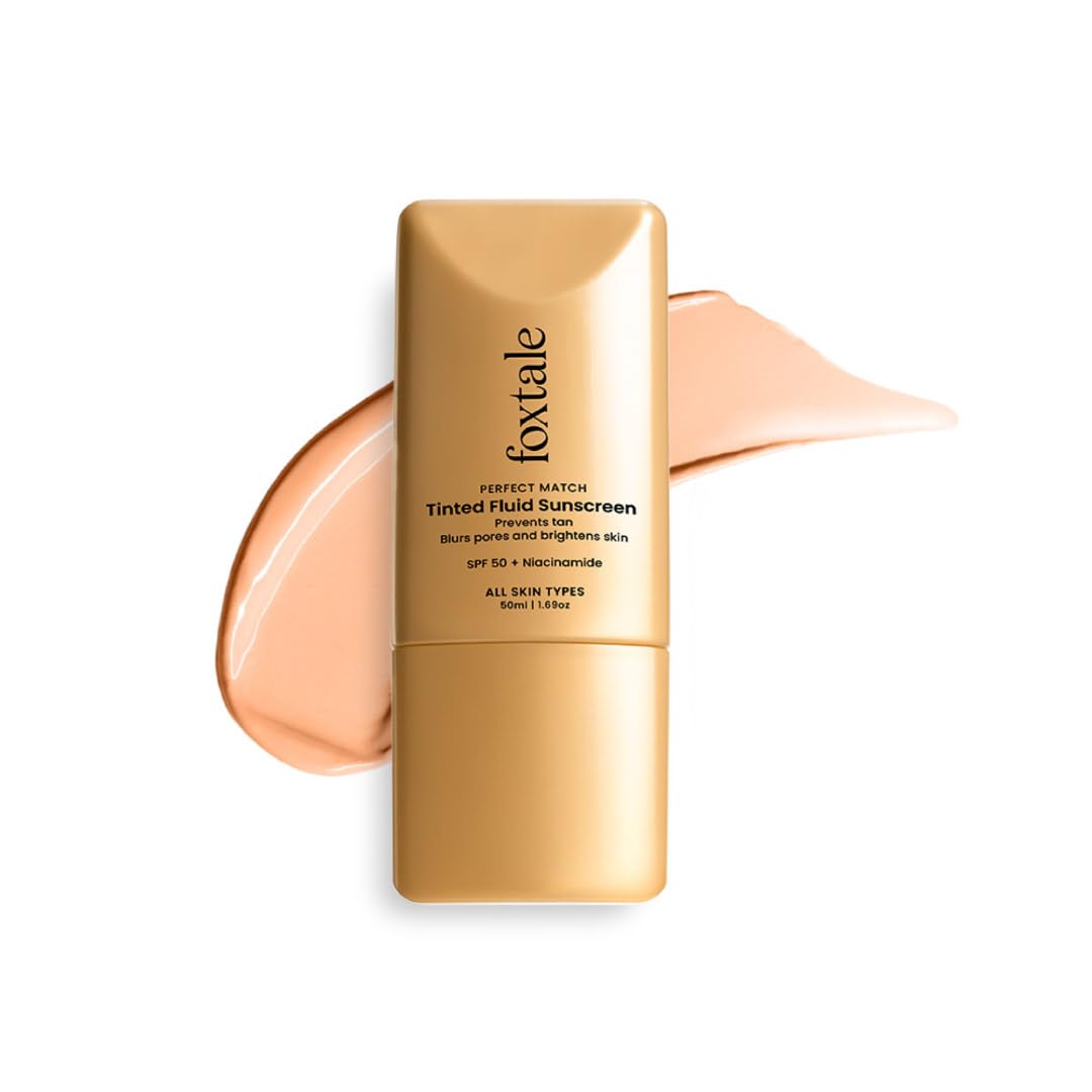 Tinted Sunscreen SPF50 PA ++++ | Blurs Pores, Non-Oily Glow | 03 Caramel | 50ml