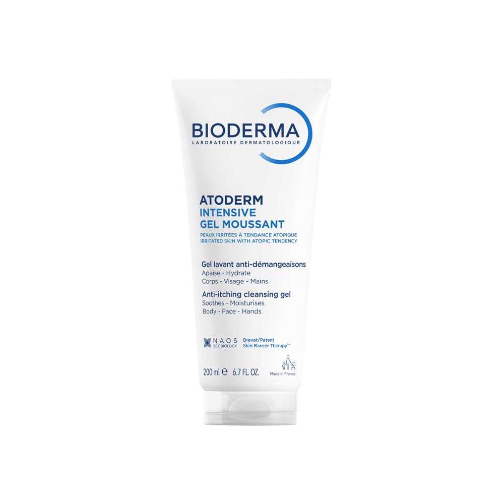 Atoderm Intensive Gel Moussant Anti-Itching Cleansing Gel 200ml