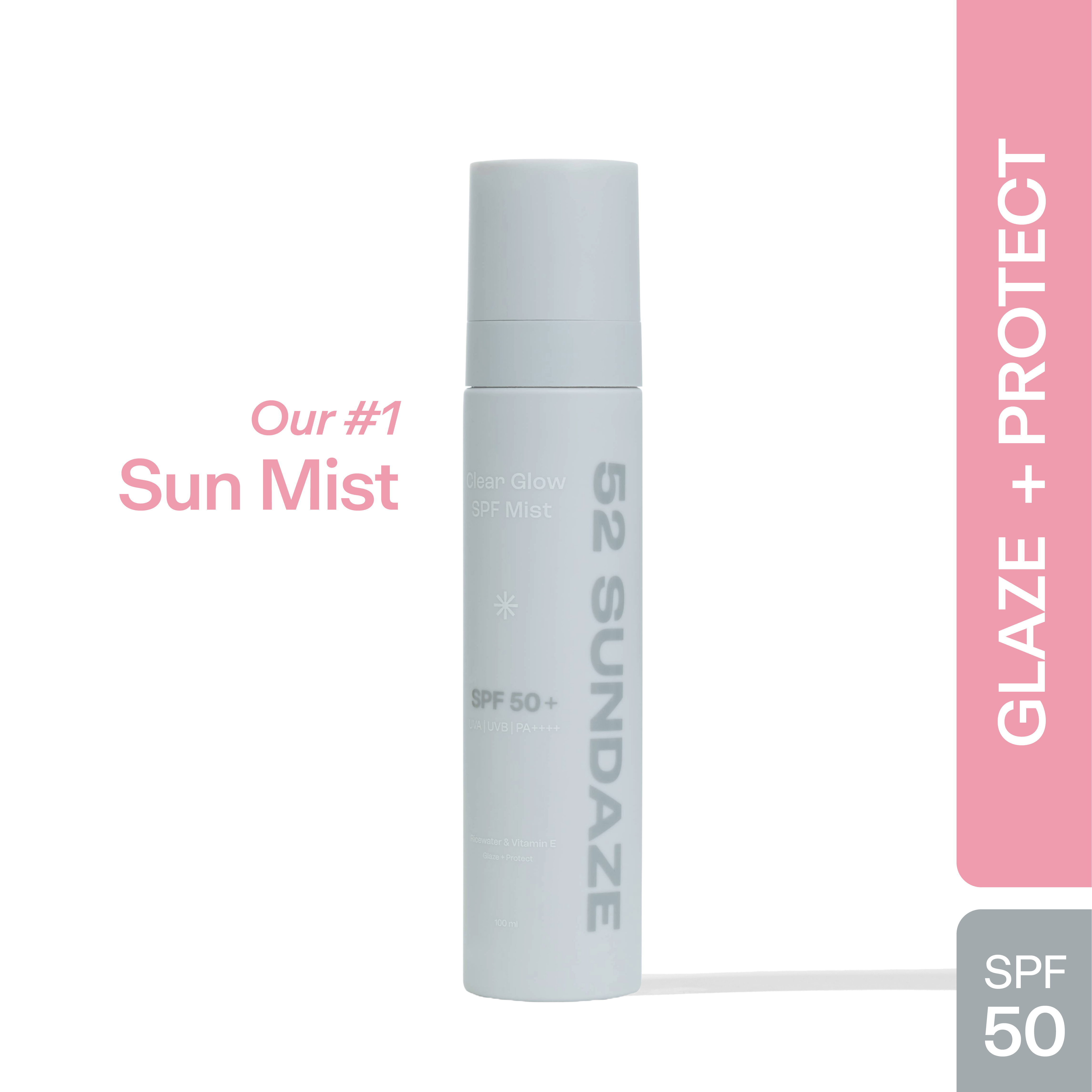 Rice Water Sunscreen Mist SPF 50+ PA++++ | Lightweight, No White Cast | For Oily Combination Skin |100ml