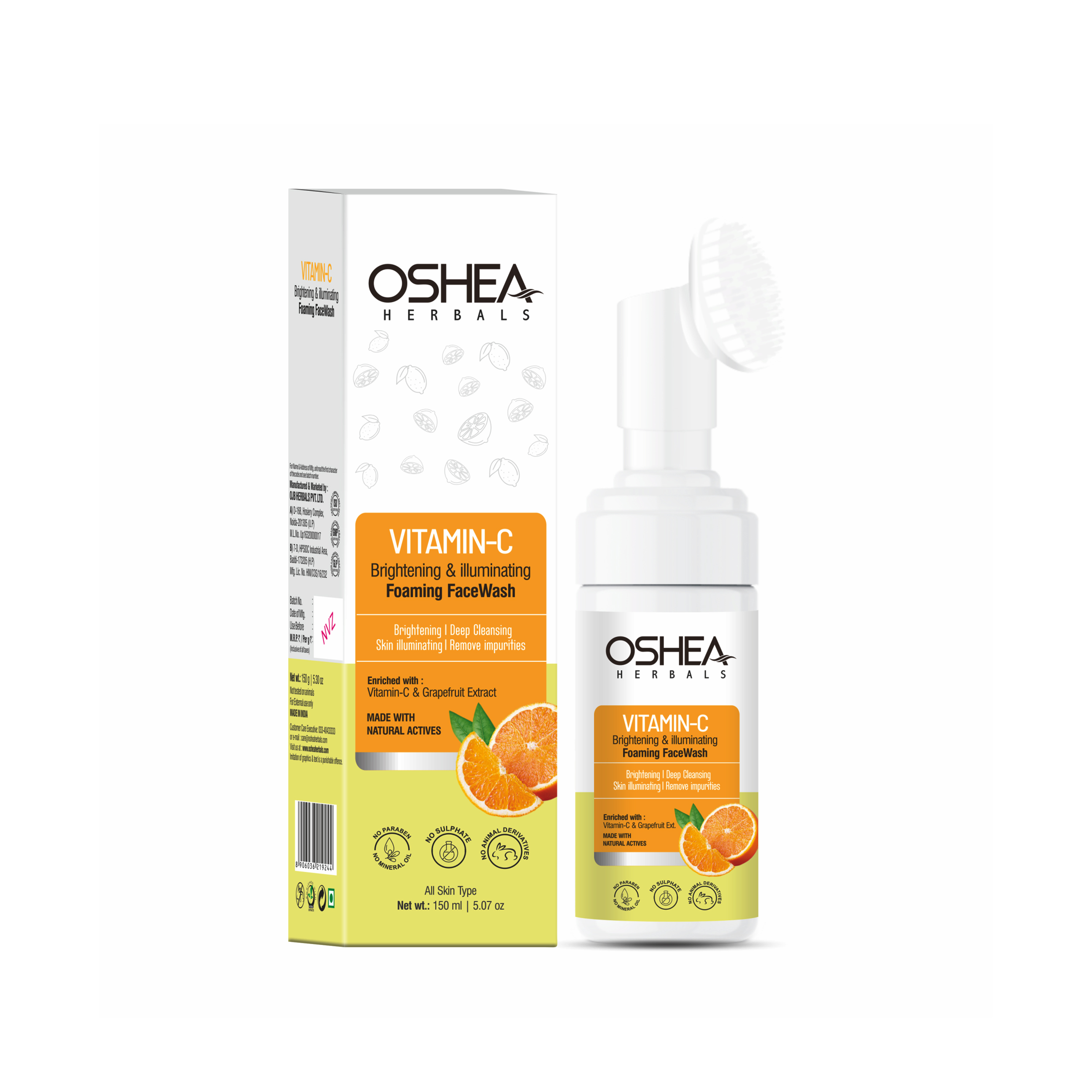 Vitamin C Brightening Illuminating Foaming Facewash 150ml