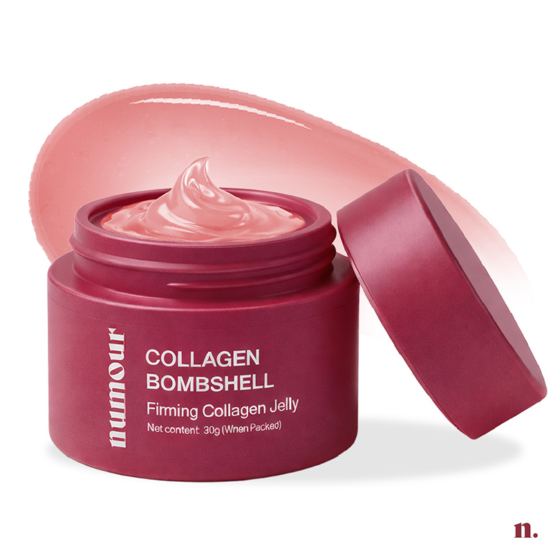 Collagen Bombshell Jelly 30gm | Ultra small Korean Collagen (300 Da) + Vitamin C + Niacinamide | Without Red LED