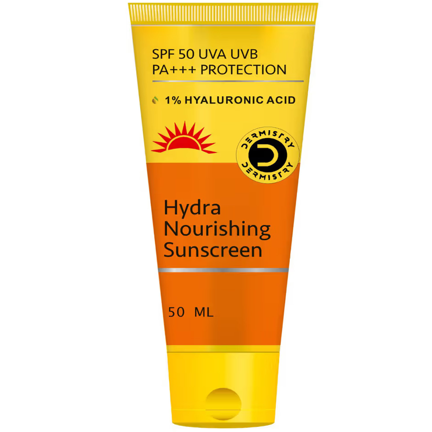 SPF 50 UV Sunscreen 1 Hyaluronic Acid Sun Care For Dry Oily Sensitive Skin Children Kids 50ml