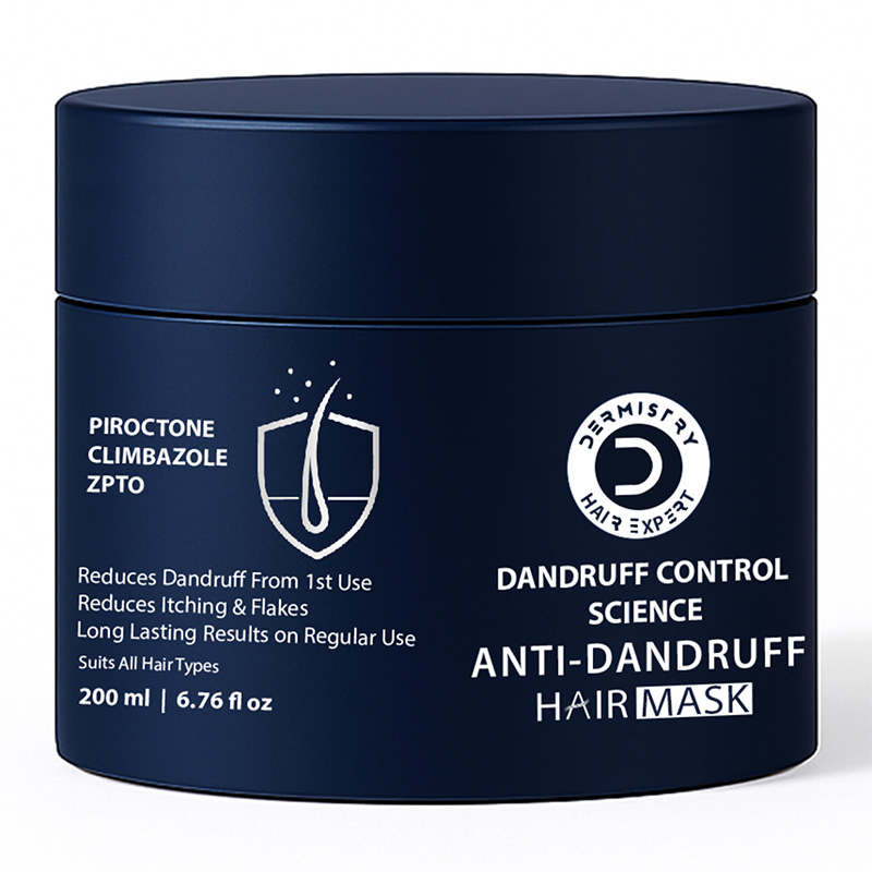 Anti Dandruff Hair Mask Piroctone Climbazole ZPTO Treatment for Flakes Dry Itchy Scalp 200ml