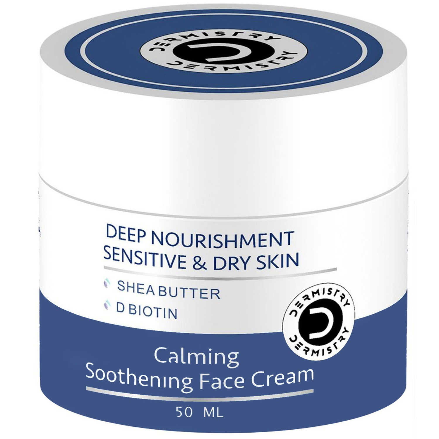 Sensitive Dry Very Dry Skin Moisturizer Face Cream for Day Night Men Women 50ml