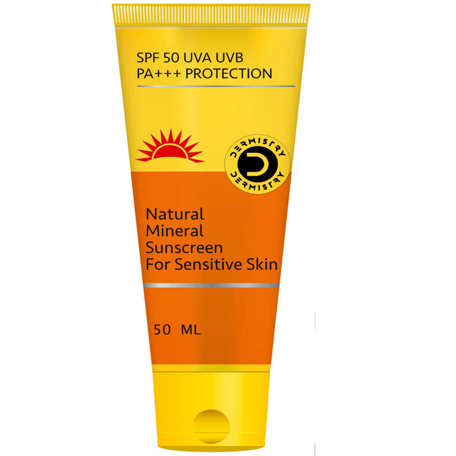SPF 50 UV Mineral Based Sunscreen Oil Free Sun Care for Children Kids Sensitive Skin 50ml