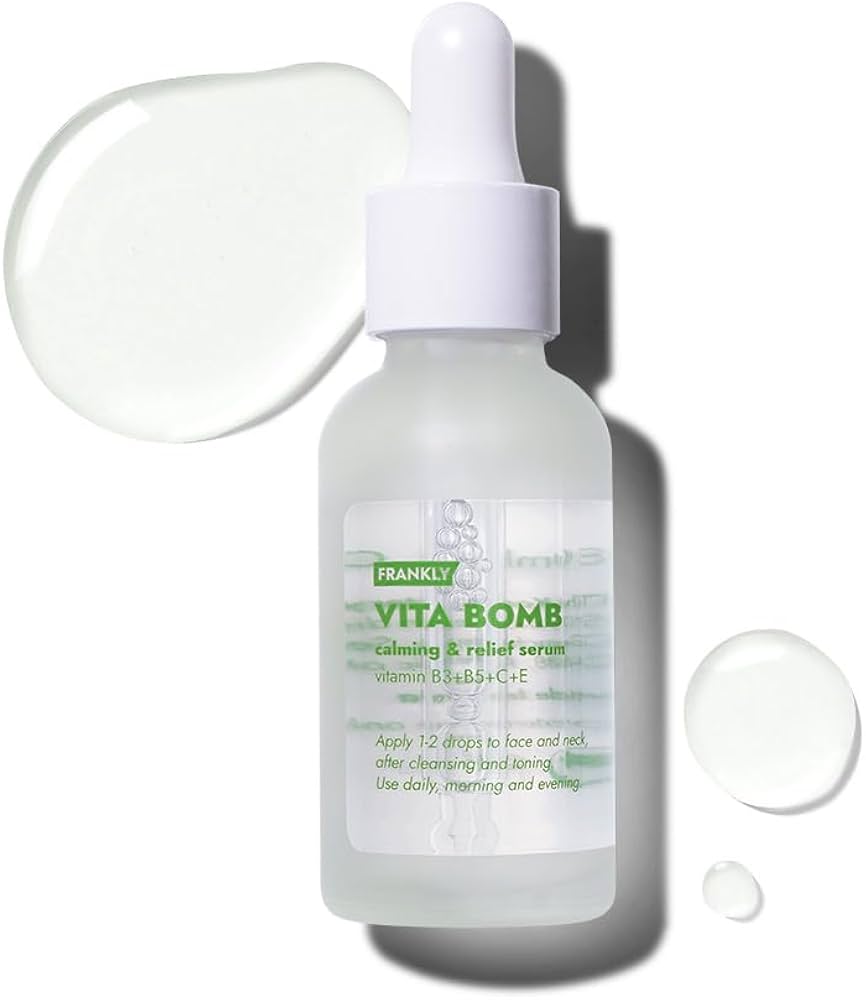Vita Bomb Serum | Vitamin B3 B5 | Calming | Sensitive Skin | Dark Spot Care | Hydration | Antioxidant | Korean Skincare | 30ml