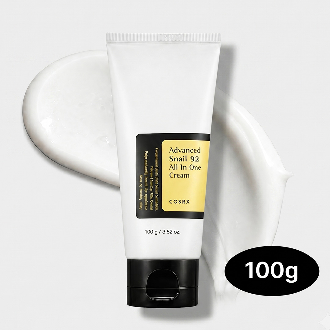 Advanced Snail 92 All In One Cream (tube) | Moisturizer | Hydration | Korean Skincare | Snail Mucin | Barrier Repair | 100gm
