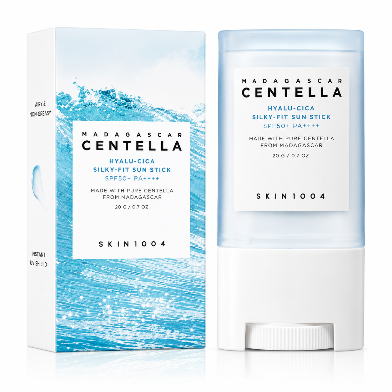 Madagascar Centella Hyalu-Cica Silky-fit Sun Stick | Calming Care | Sensitive Skin | UV Protection | Daily Sunscreen | 20gm