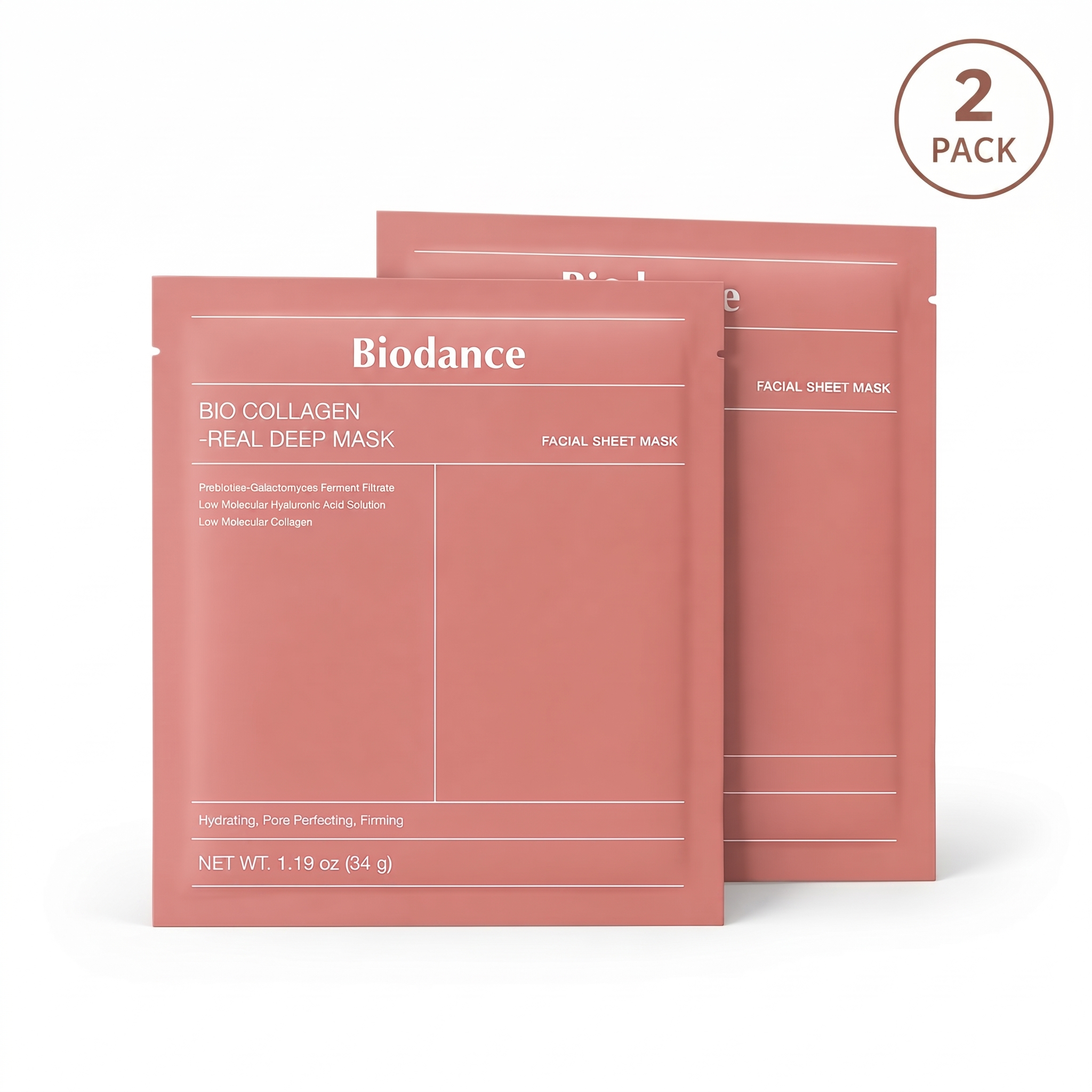 Bio Collagen Real Deep Overnight Mask | Pack of 2