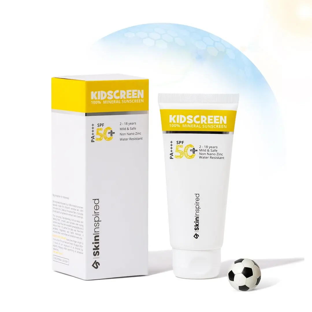 Kidscreen (2-18 yrs) 100 Mineral Sunscreen | SPF 50 | Gentle Sun Protection for Kids | 50gm
