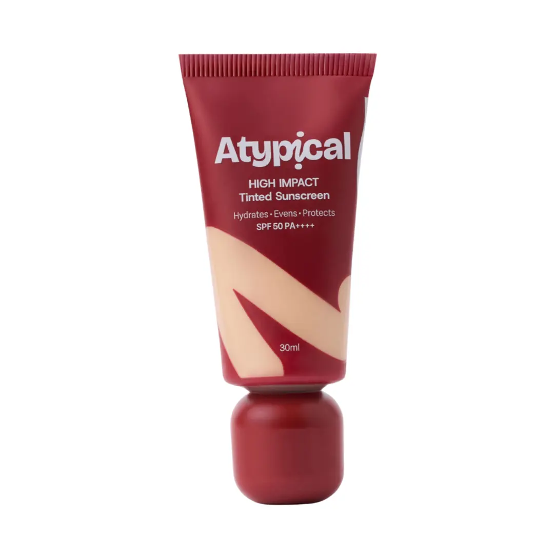 High Impact Tinted Sunscreen SPF 50 PA++++ Light Rosy Cool - A45R | High-Coverage |No White Cast | Niacinamide | Broad Spectrum UVA/UVB | Non-Greasy | 30ml