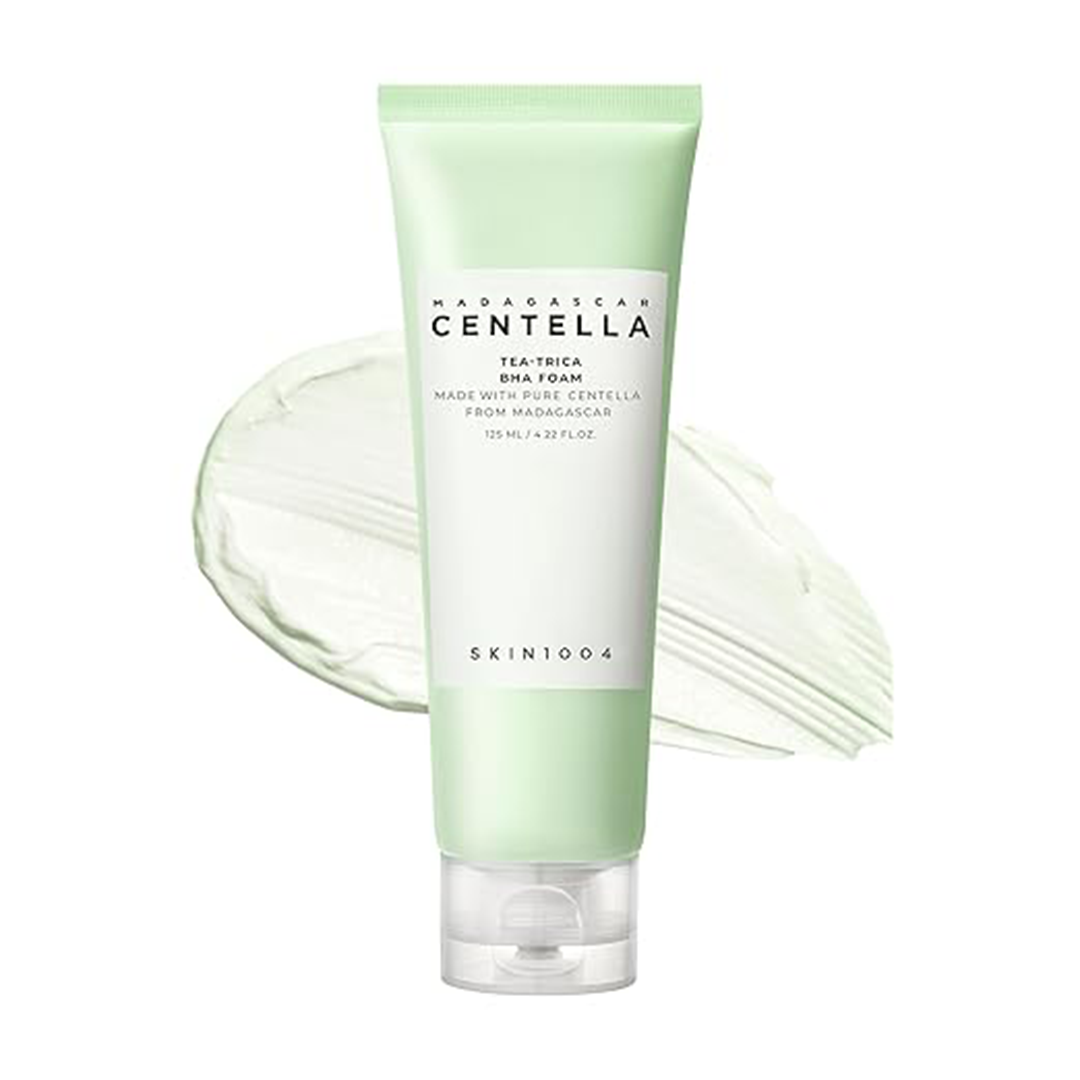 Madagascar Centella Tea Trica Bha Foam | Calming Care | Sensitive Skin | Face Cleanser | Deep Cleansing | Pore Care | 125ml