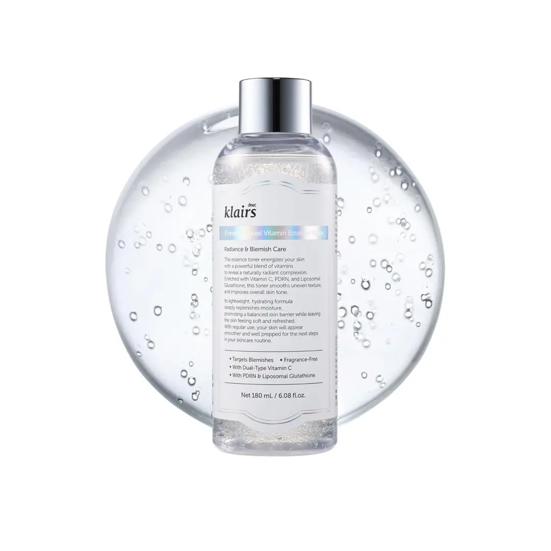 Freshly Juiced Vitamin Essence Toner | Brightening Face Toner | Hydrating Toner | Vitamin-Rich Formula | Glowing Skin | Daily Skin Prep | 180ml