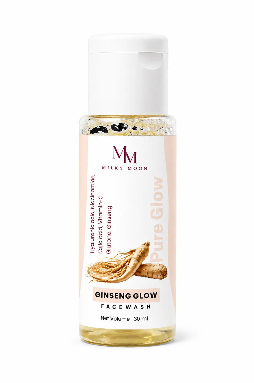 Ginseng Glow Face Wash| Brightening Face Cleanser | Hydrating Radiance Boosting Face Wash | 30ml