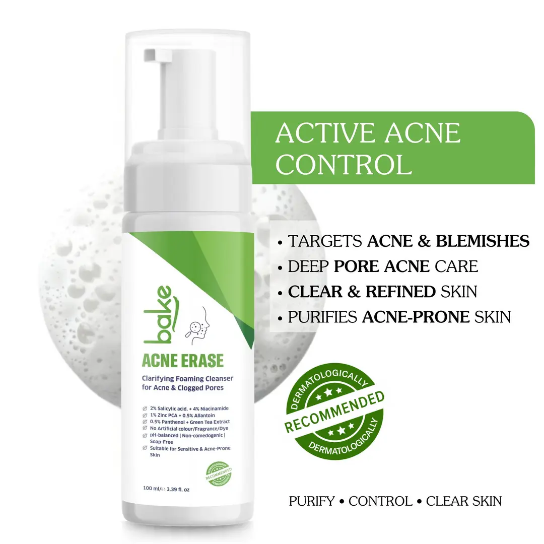 Acne Erase Clarifying Foaming Cleanser with 2 Salicylic Acid 100ml