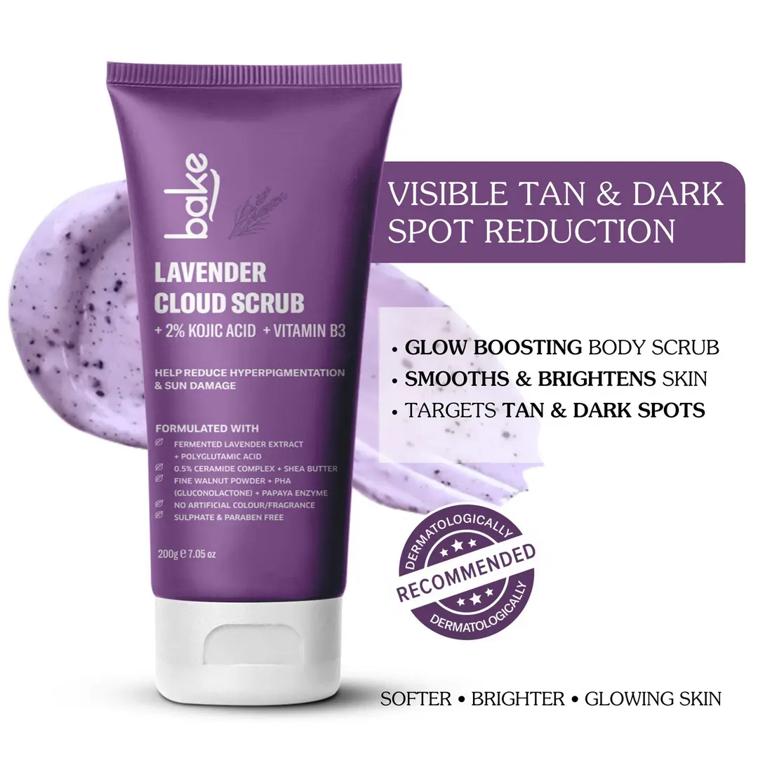 2 Kojic Acid Lavender Cloud Body Scrub 200ml