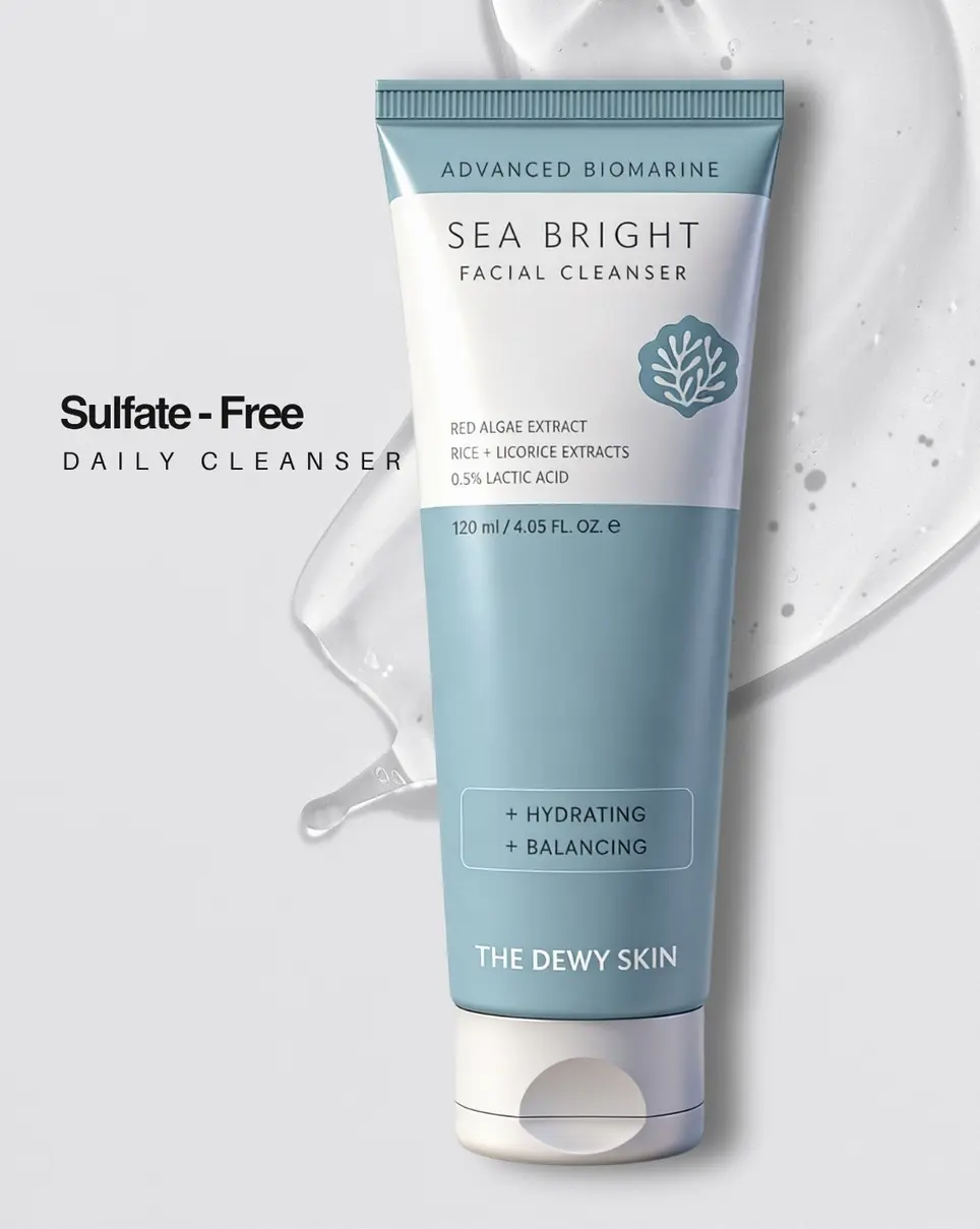 Sea Bright Facial Cleanser | Deep Cleansing | Hydrating Cleanser | Glow Boosting | 120ml