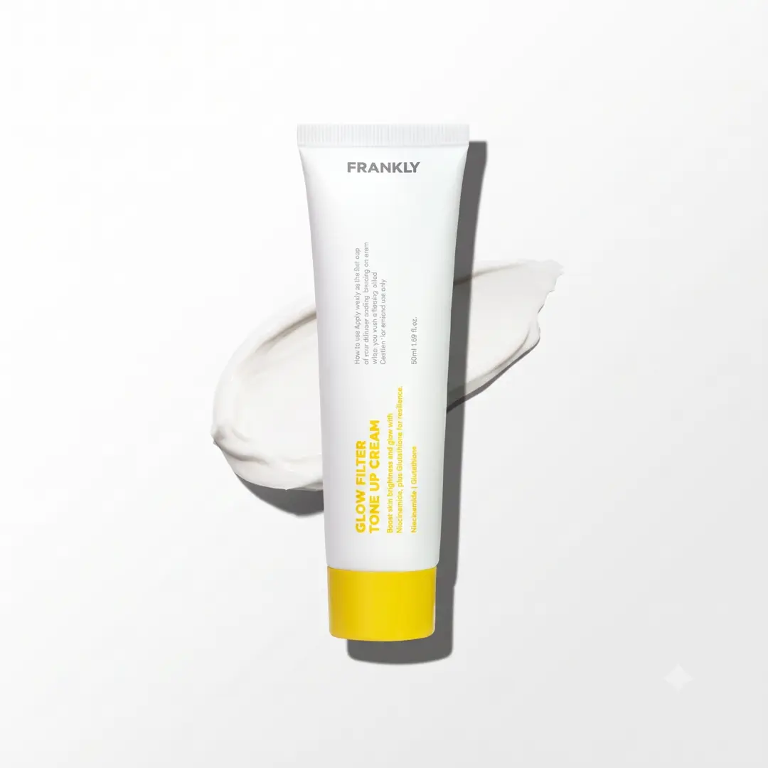 Glow Filter Tone Up Cream | Niacinamide | Glutathione | Instant Glow | Pore Blurring | Dark Spot Care | Korean Skincare | 50ml